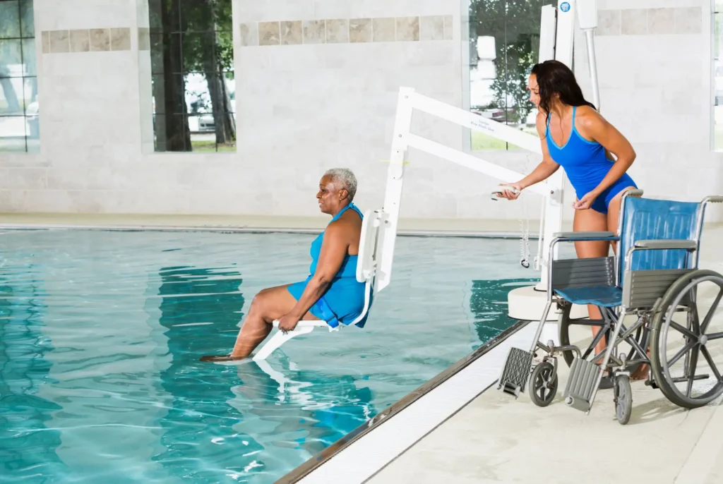 Hidroterapia en piscina
